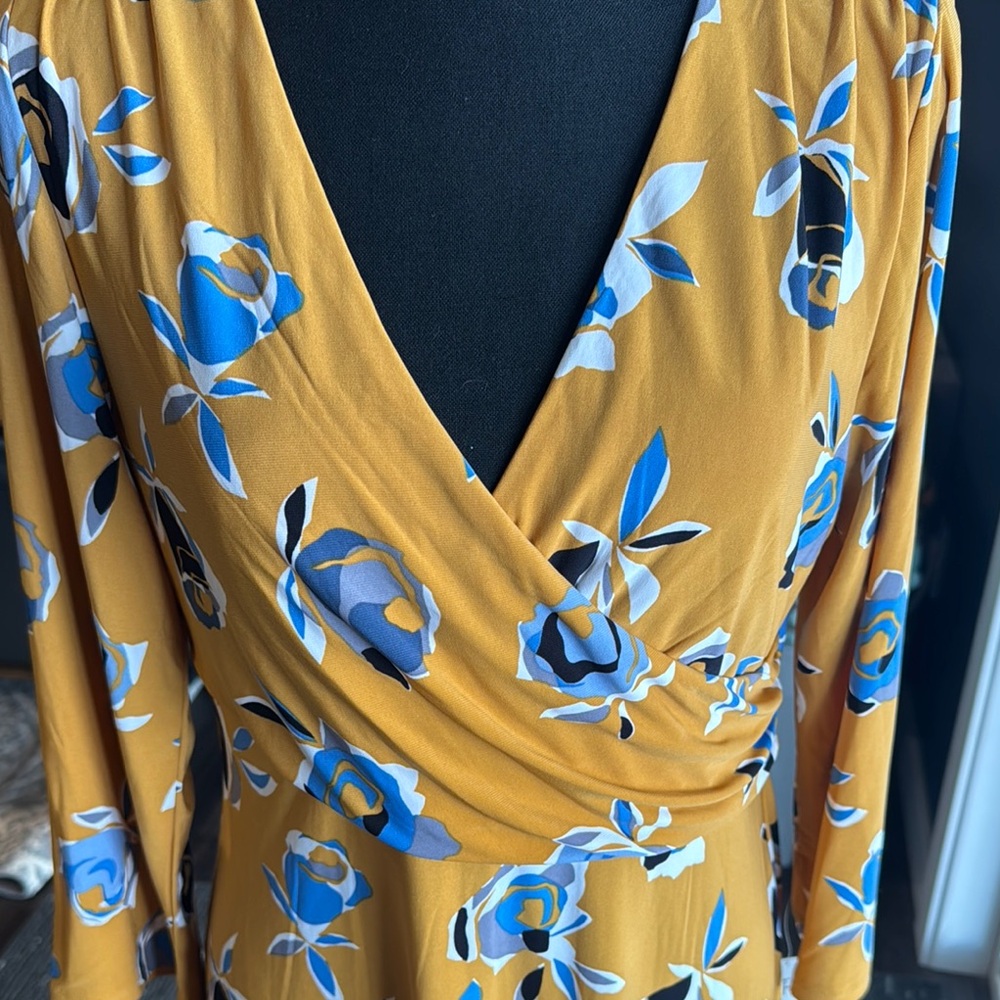 Long Sleeve A-Line Sundress - Picture 3 of 5